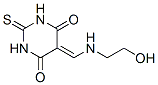 4,6(1H,5H)-Pyrimidinedione, dihydro-5-[[(2-hydroxyethyl)amino]methylene]-2-thioxo- (9CI) 구조식 이미지