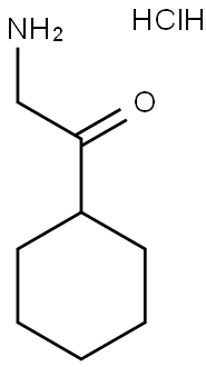 Ethanone, 2-aMino-1-cyclohexyl-, hydrochloride (1:1) Structure