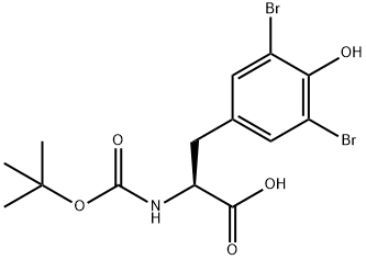 N-BOC-3,5-DIBROMO-DL-TYROSINE Structure
