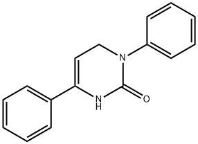 2-Oxo-3,6-diphenyl-1,2,3,4-tetrahydropyrimidine Structure