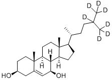 7BETA-HYDROXYCHOLESTEROL-25,26,26,26,27,27,27-D7 Structure