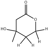DL-MEVALONOLACTONE-4,4,5,5-D4 Structure