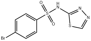 4-Bromo-N-(1,3,4-thiadiazol-2-yl)benzene-1-sulfonamide Structure