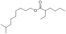 isodecyl 2-ethylhexanoate 구조식 이미지