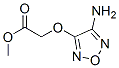 Acetic acid, [(4-amino-1,2,5-oxadiazol-3-yl)oxy]-, methyl ester (9CI) Structure