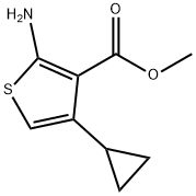 3-Thiophenecarboxylicacid,2-amino-4-cyclopropyl-,methylester(9CI) Structure