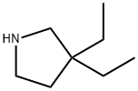 3,3-디에틸피롤리딘 구조식 이미지