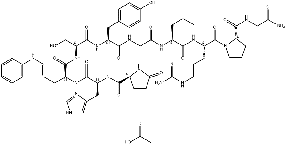 Gonadorelin acetate Structure