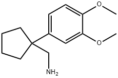 [1-(3,4-DIMETHOXYPHENYL)CYCLOPENTYL]METHANAMINE Structure