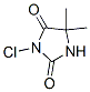 3-chloro-5,5-dimethyl-imidazolidine-2,4-dione Structure