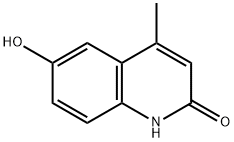 6-hydroxy-4-methyl-1H-quinolin-2-one 구조식 이미지
