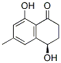 (4R)-6-Methyl-4,8-dihydroxy-3,4-dihydronaphthalene-1(2H)-one 구조식 이미지