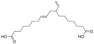 8-Vinyl-10-octadecenedioic acid Structure