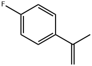 1-플루오로-4-(1-메틸에테닐)벤젠 구조식 이미지