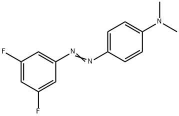 p-((3,5-Difluorophenyl)azo)-N,N-dimethylaniline Structure