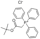 (TERT-BUTOXYCARBONYLMETHYL)TRIPHENYLPHOSPHONIUM CHLORIDE Structure