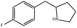 2-(4-플루오로-벤질)-피롤리딘 구조식 이미지
