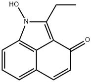 Benz[cd]indol-3(1H)-one, 2-ethyl-1-hydroxy- (9CI) Structure