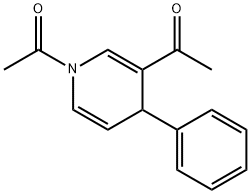 1,3-diacetyl-1,4-dihydro-4-phenylpyridine Structure