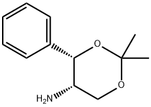 (4S,5S)-2,2-dimethyl-4-phenyl-1,3-dioxan-5-amine Structure