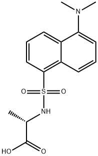 DANSYL-L-ALANINE PIPERIDINIUM SALT Structure