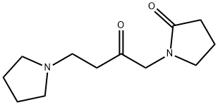 1-[2-Oxo-4-(1-pyrrolidinyl)butyl]pyrrolidin-2-one Structure