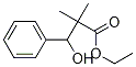 에틸3-히드록시-2,2-디메틸-3-페닐프로파노에이트 구조식 이미지