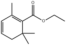 ethyl 2,6,6-trimethylcyclohexa-1,3-ene-1-carboxylate 구조식 이미지