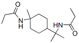 N-[1-Methyl-1-[4-methyl-4-[(1-oxopropyl)amino]cyclohexyl]ethyl]propanamide 구조식 이미지