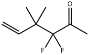 5-Hexen-2-one,  3,3-difluoro-4,4-dimethyl- Structure