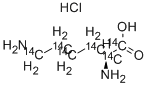 L-LYSINE-UL-14C Structure