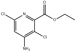 ethyl 4-aMino-3,6-dichloropicolinate Structure