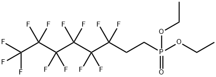 디에틸(3,3,4,4,5,5,6,6,7,7,8,8,8-트리데카플루오로옥트-1-일)포스포네이트 구조식 이미지
