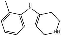 6-methyl-2,3,4,5-tetrahydro-1H-pyrido[4,3-b]indole(SALTDATA: H2O 0.08NaCl) 구조식 이미지