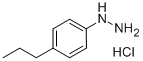 4-N-PROPYLPHENYLHYDRAZINEHYDROCHLORIDE
 Structure