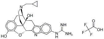 6'-Guanidinonaltrindole Ditrifluoroacetate Structure