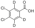 3,4-DICHLOROBENZOIC-2,5,6-D3 ACID Structure