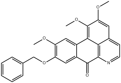 1,2,10-Trimethoxy-9-benzyloxy-7H-dibenzo[de,g]quinolin-7-one Structure