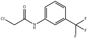 N-(클로로아세틸)-3-(트리플루오로메틸)아닐린 구조식 이미지