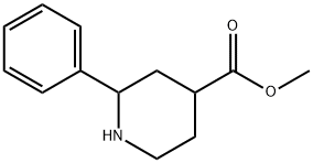 METHYL-2-PHENYL-PIPERIDINE-4-CARBOXYLATE 구조식 이미지