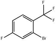 2-Bromo-4-fluorobenzotrifluoride 구조식 이미지