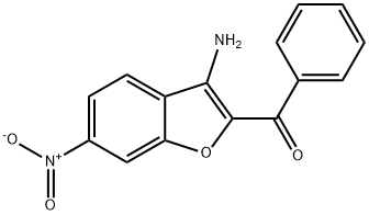 3-Amino-2-benzoyl-6-nitrobenzofuran 구조식 이미지