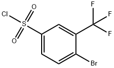 4-BROMO-3-(TRIFLUOROMETHYL)BENZENESULFONYL CHLORIDE 구조식 이미지