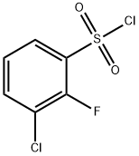 3-CHLORO-2-FLUOROBENZENESULFONYL CHLORIDE 구조식 이미지