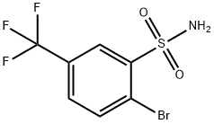 2-BROMO-5-(TRIFLUOROMETHYL)BENZENE SULFONAMIDE Structure