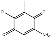 2,5-Cyclohexadiene-1,4-dione,  5-amino-2-chloro-3-methyl- Structure