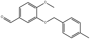 4-METHOXY-3-[(4-METHYLBENZYL)OXY]BENZALDEHYDE Structure