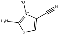 4-Thiazolecarbonitrile, 2-amino-, 3-oxide (9CI) Structure
