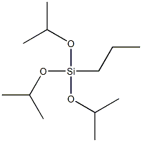 tris(1-methylethoxy)propylsilane Structure