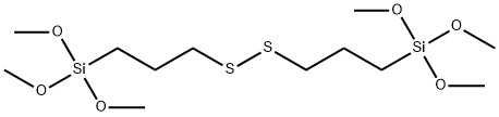 3,3,12,12-tetramethoxy-2,13-dioxa-7,8-dithia-3,12-disilatetradecane Structure